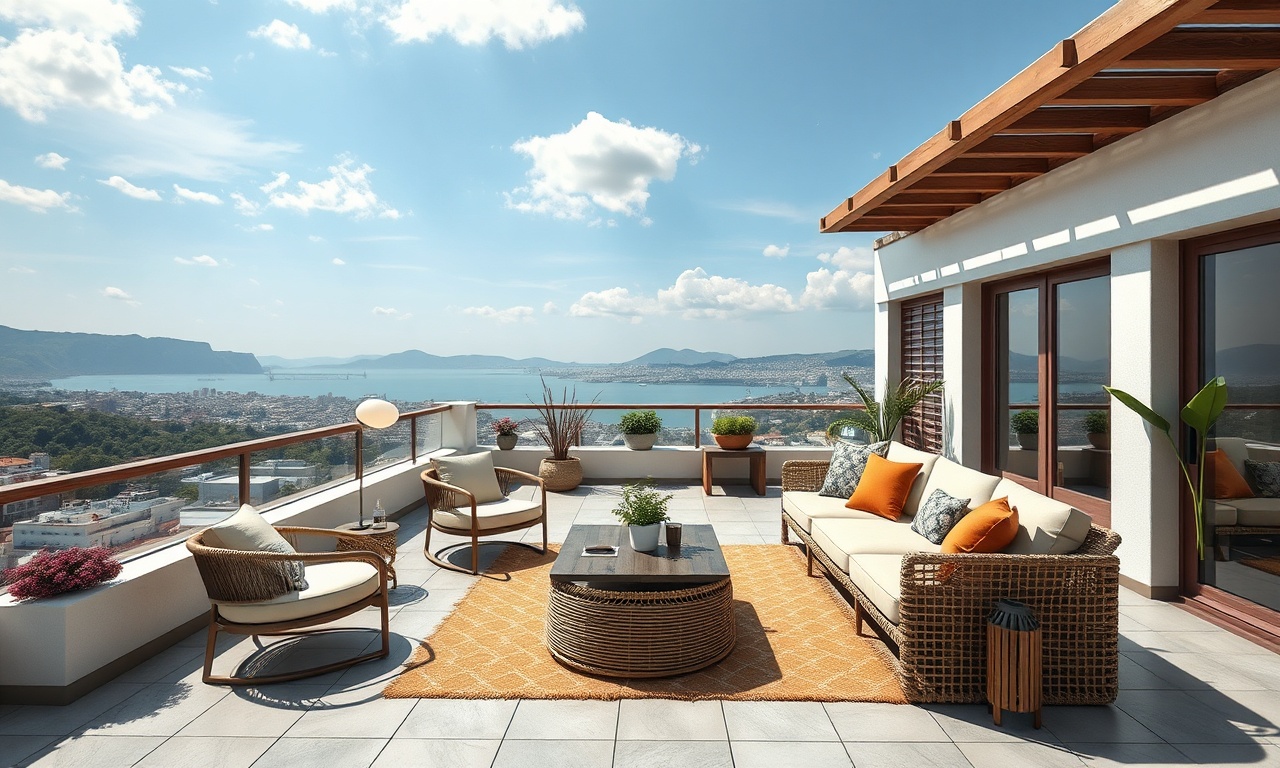 Merkez'da deniz manzaralı 4+1 yazlık kiralık — fotoğraf 4