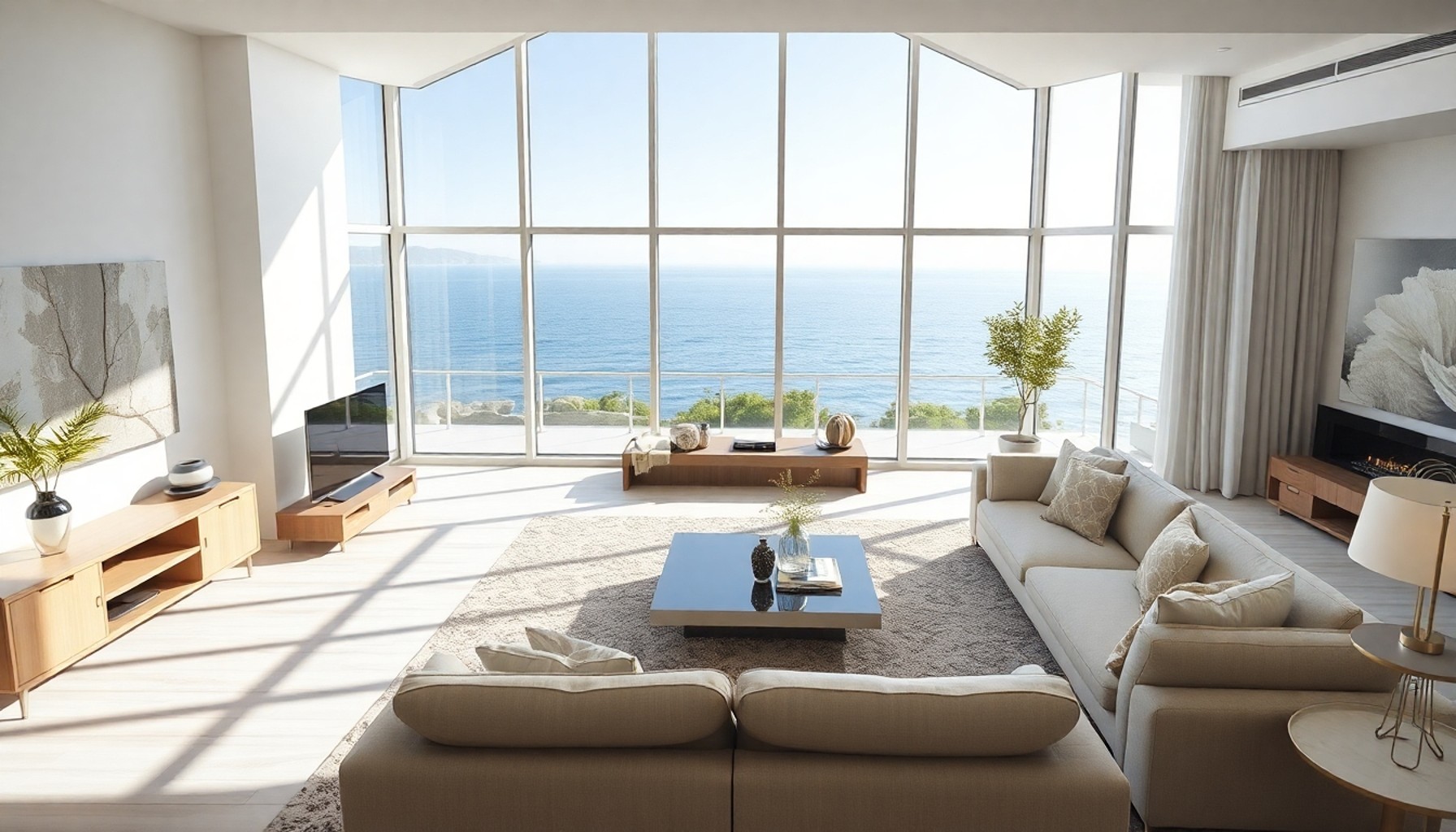 Musabeyli'da deniz manzaralı 3+1 yazlık kiralık